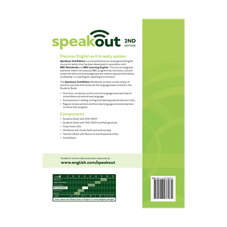 Speakout Pre Intermediate Workbook 2nd Edition     BackCover